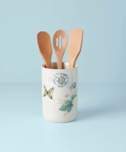 Lenox Butterfly Meadow® 4-piece Utensil Holder Set Dinnerware