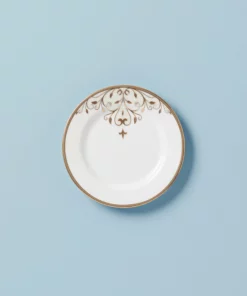 Lenox Opal Innocence Scroll Bread Plate
