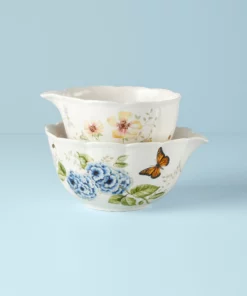Lenox Dinnerware Butterfly Meadow® 2-piece Nesting Bowl Set