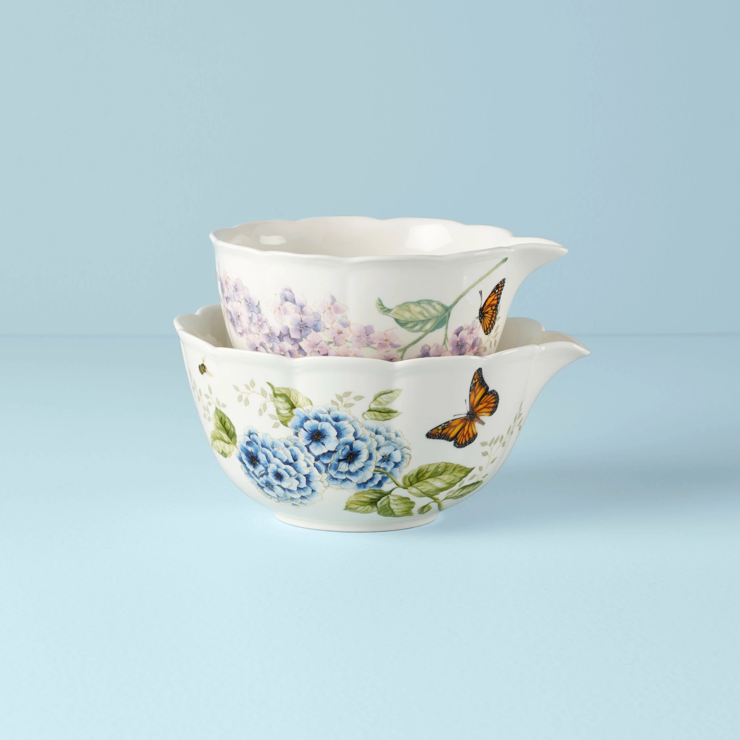 Lenox Dinnerware Butterfly Meadow® 2-piece Nesting Bowl Set