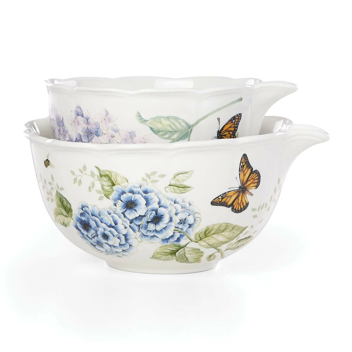 Lenox Dinnerware Butterfly Meadow® 2-piece Nesting Bowl Set