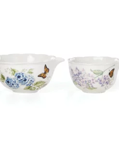 Lenox Dinnerware Butterfly Meadow® 2-piece Nesting Bowl Set