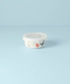 Lenox Butterfly Meadow Small Round Food Container Kitchen