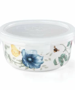 Lenox Butterfly Meadow Small Round Food Container Kitchen