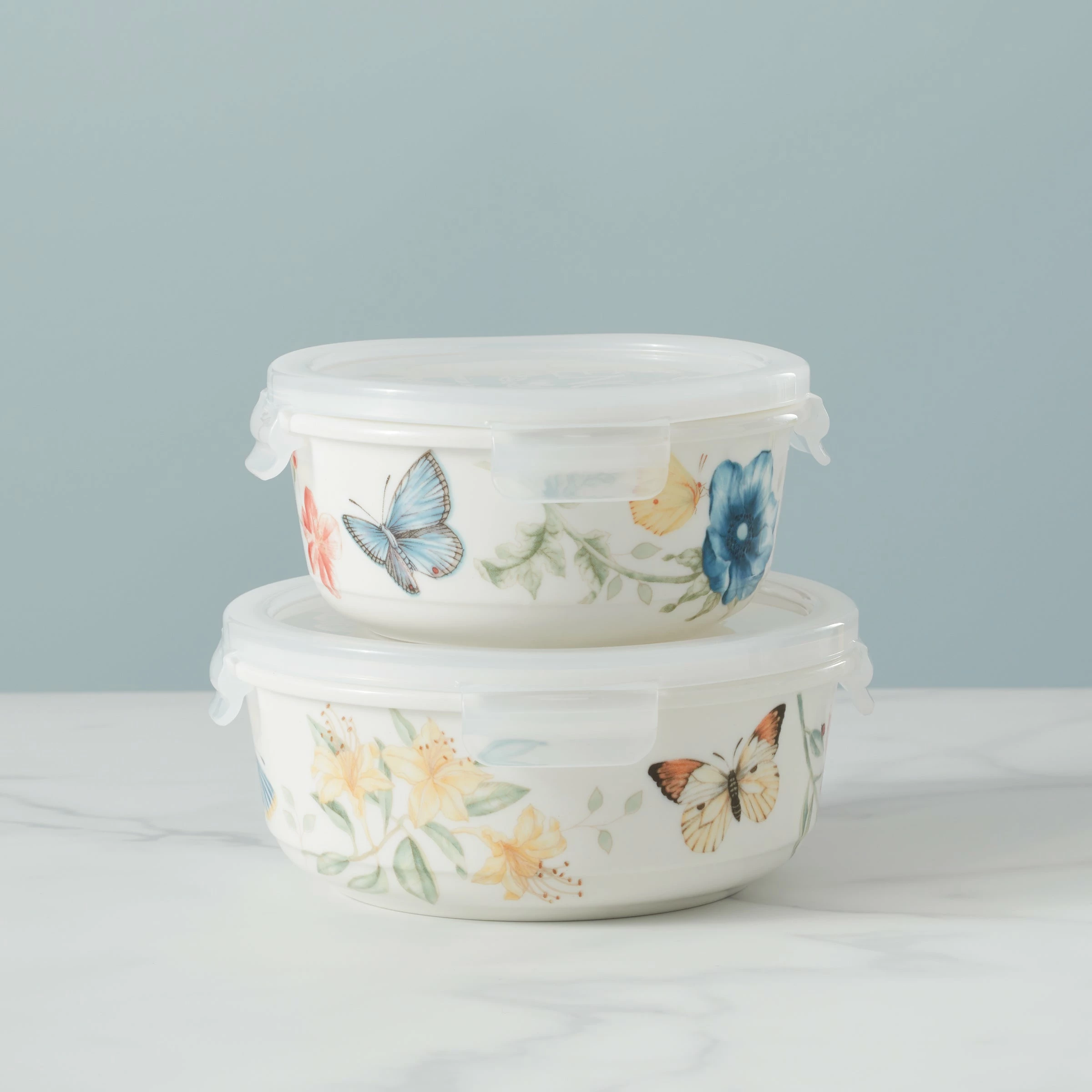 Lenox Butterfly Meadow Large Round Food Container