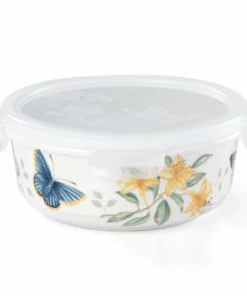 Lenox Butterfly Meadow Large Round Food Container