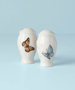 Lenox Dinnerware Butterfly Meadow Salt & Pepper Shakers