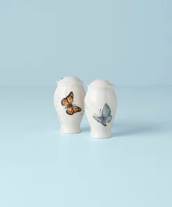 Lenox Dinnerware Butterfly Meadow Salt & Pepper Shakers