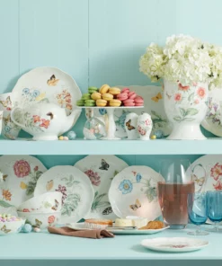 Lenox Dinnerware Butterfly Meadow Salt & Pepper Shakers