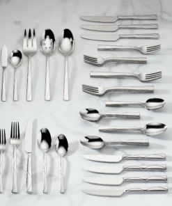 Kate Spade Park Circle 45-Piece Flatware Set