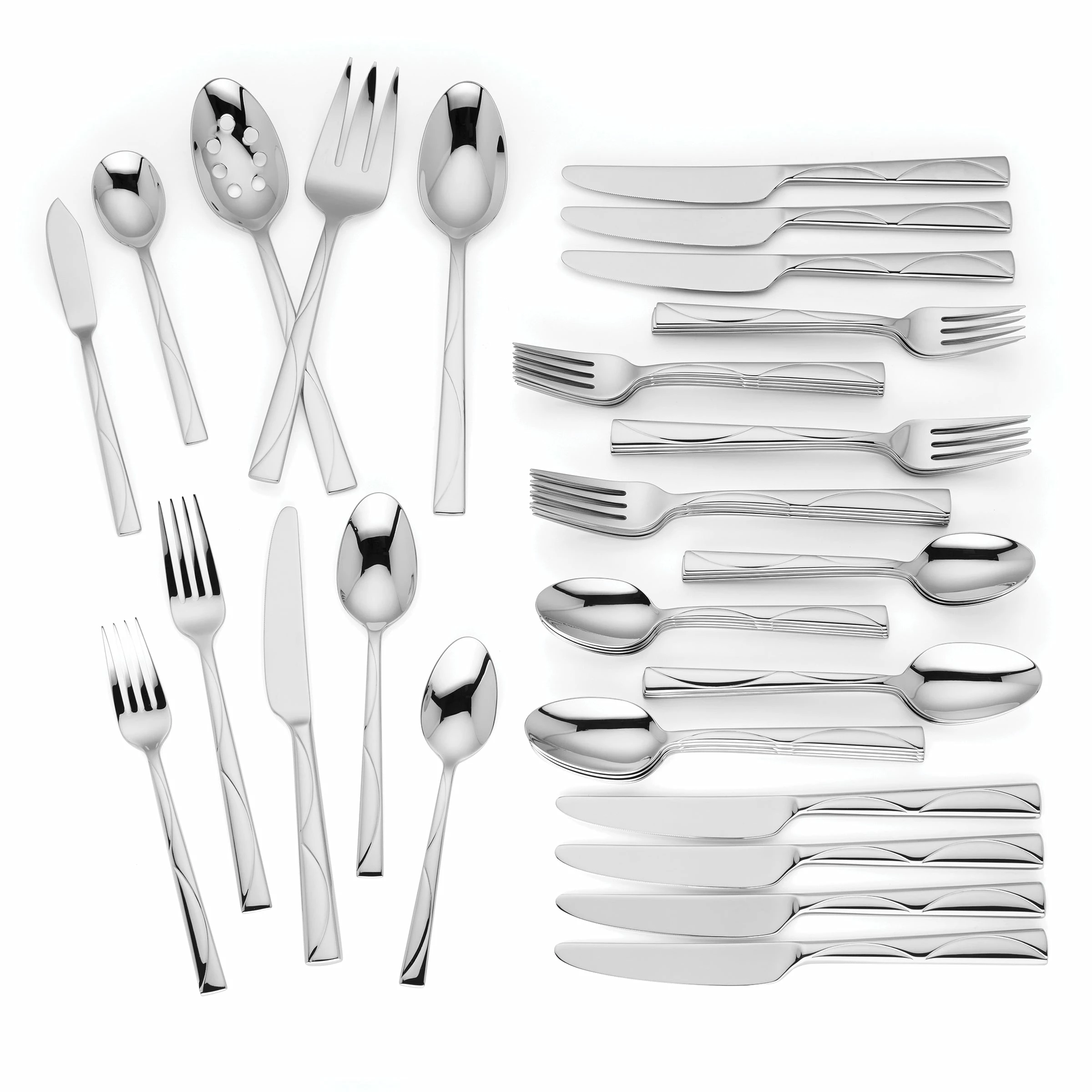 Kate Spade Park Circle 45-Piece Flatware Set