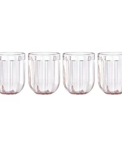 Kate Spade Drinkware Park Circle 4-piece Double Old Fashioned Set