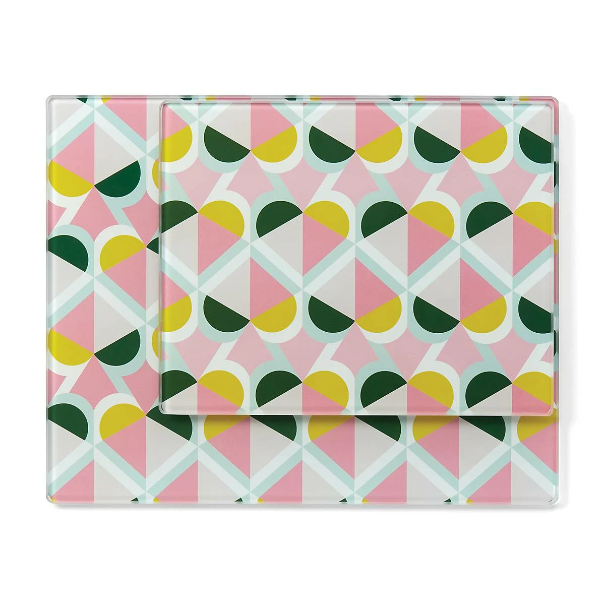 Kate Spade Geo Spade⢠2-piece Glass Prep Board Set Kitchen