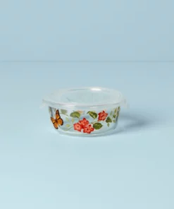 Lenox Butterfly Meadow Small Glass Food Container