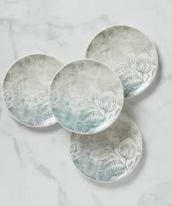 Lenox Textured Neutrals 4-piece Accent Plate Set