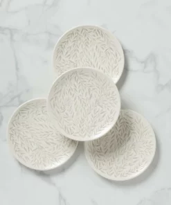 Lenox Textured Neutrals 4-piece Accent Plate Set
