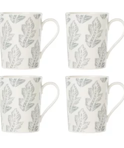 Lenox Textured Neutrals 4-piece Mug Set Dinnerware