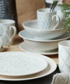 Lenox Textured Neutrals 4-piece Dinner Plate Set Dinnerware