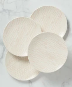 Lenox Textured Neutrals 4-piece Dinner Plate Set Dinnerware