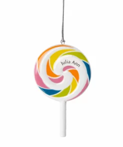Lenox Personalized Ornaments Lollipop Ornament