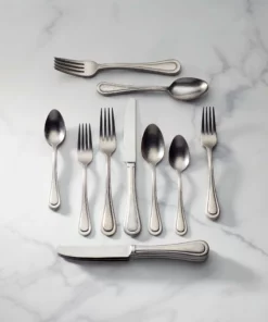 Lenox Textured Neutrals 20-Piece Flatware Set