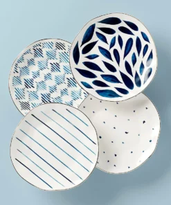 Lenox Blue Bay™ 4-piece Dessert Plate Set Dinnerware