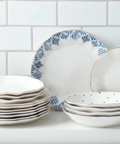 Lenox Blue Bay 4-Piece Dinner Plate Set