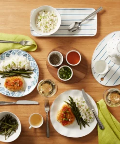 Lenox Blue Bay 4-Piece Dinner Plate Set