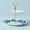 Lenox Dinnerware Blue Bay 2-Tiered Server