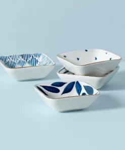 Lenox Blue Bay 4-Piece Stacking Dip Bowl Set
