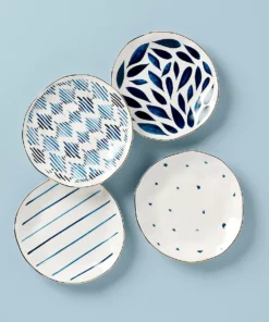 Lenox Dinnerware Blue Bay™ 4-piece Tidbit Plate Set