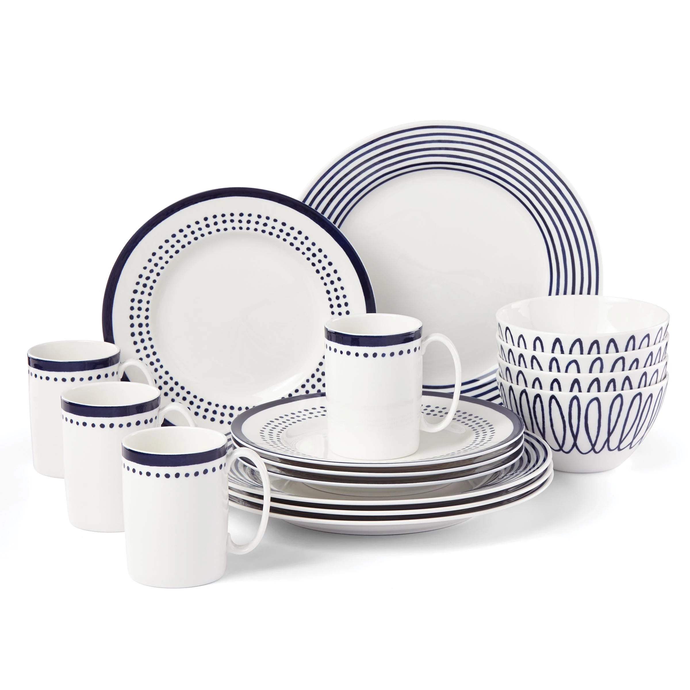 Kate Spade Charlotte Street West 16-Piece Dinnerware Set