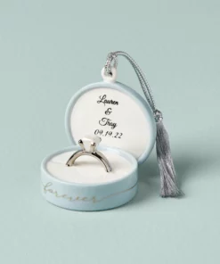 Lenox Together Forever Ring Box Ornament