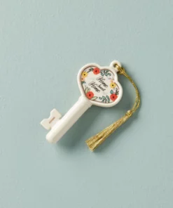 Lenox Personalized Ornaments Home Sweet Home Key Ornament