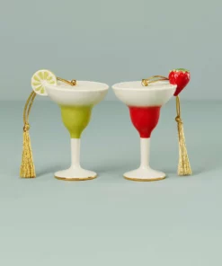 Lenox Forever Friends Margarita 2-Piece Ornament Set Christmas Clearance