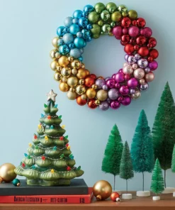 Lenox Treasured Traditions Green Light-Up Tree Figurine