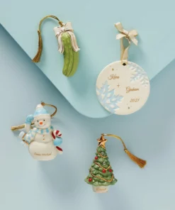 Lenox Winter Snowman Ornament Personalized Ornaments