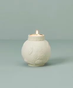 Lenox Décor Ornamental Glow Pinecone Votive Candleholder