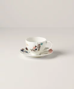Lenox Sprig & Vine Teacup & Saucer