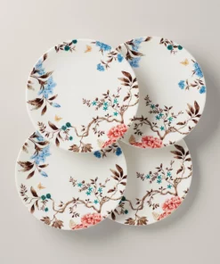 Lenox Sprig & Vine 4-Piece Dinner Plate Set Dinnerware
