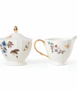 Lenox Sprig & Vine Sugar & Creamer Set