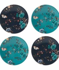 Lenox Dinnerware Sprig & Vine 4-Piece Tidbit Plate Set