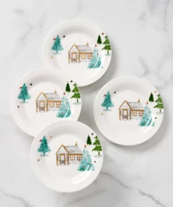 Lenox Balsam Lane 4-Piece Tidbit Plate Set