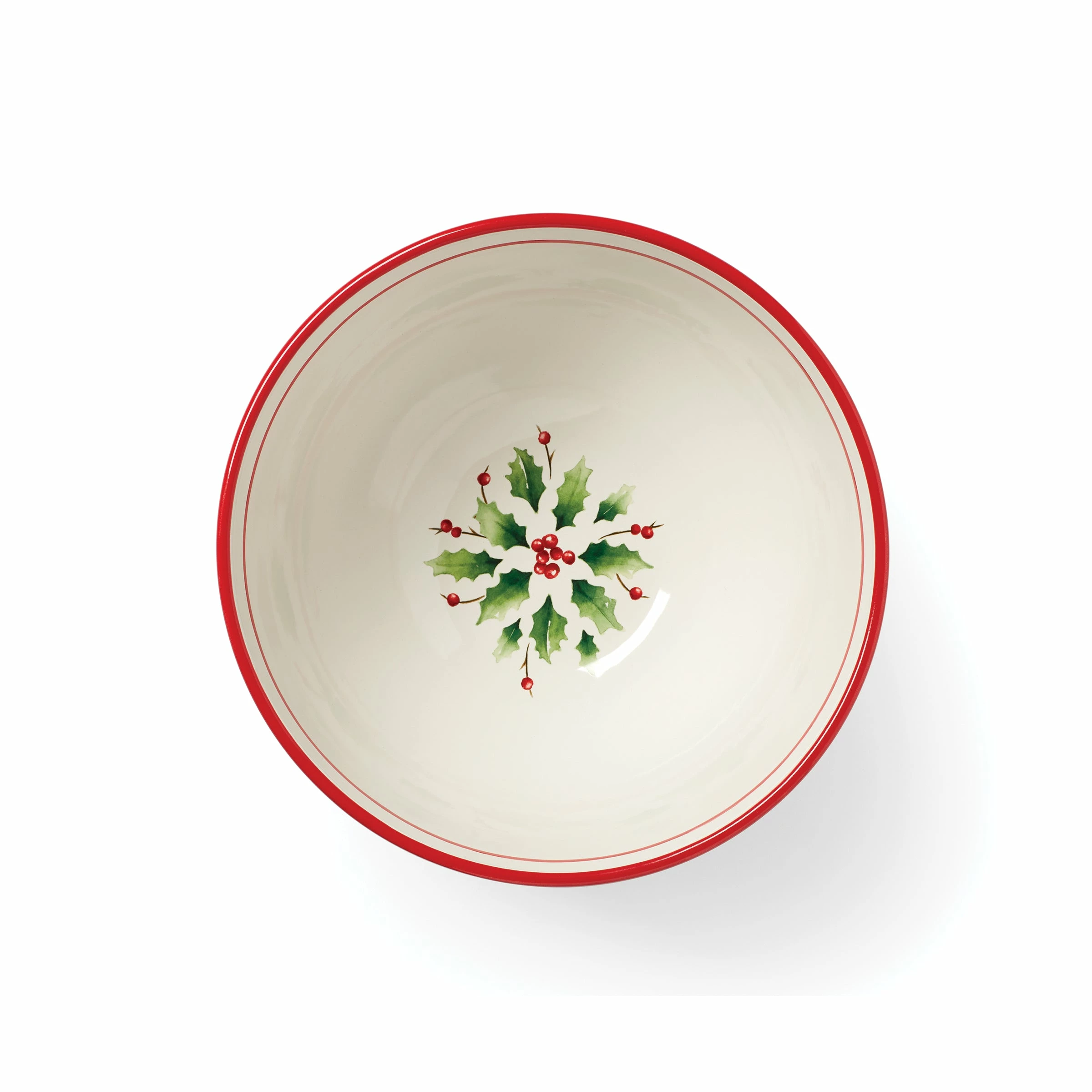 Lenox Holiday Handpaint Stripe Mixing Bowl