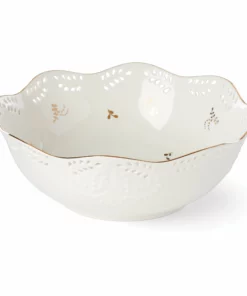 Lenox Opal Innocence Flourish Serving Bowl Dinnerware