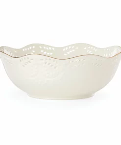 Lenox Opal Innocence Flourish Serving Bowl Dinnerware
