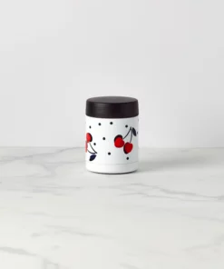 Kate Spade Vintage Cherry Dot Insulated Food Container Kitchen