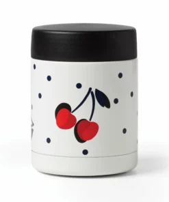 Kate Spade Vintage Cherry Dot Insulated Food Container Kitchen