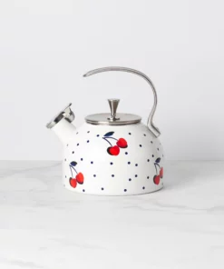 Kate Spade Kitchen Vintage Cherry Dot Tea Kettle