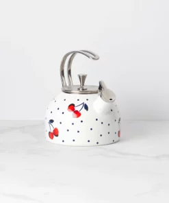 Kate Spade Kitchen Vintage Cherry Dot Tea Kettle